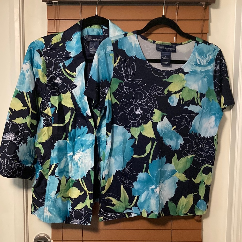 Susan Graver/Style Top& Jacket